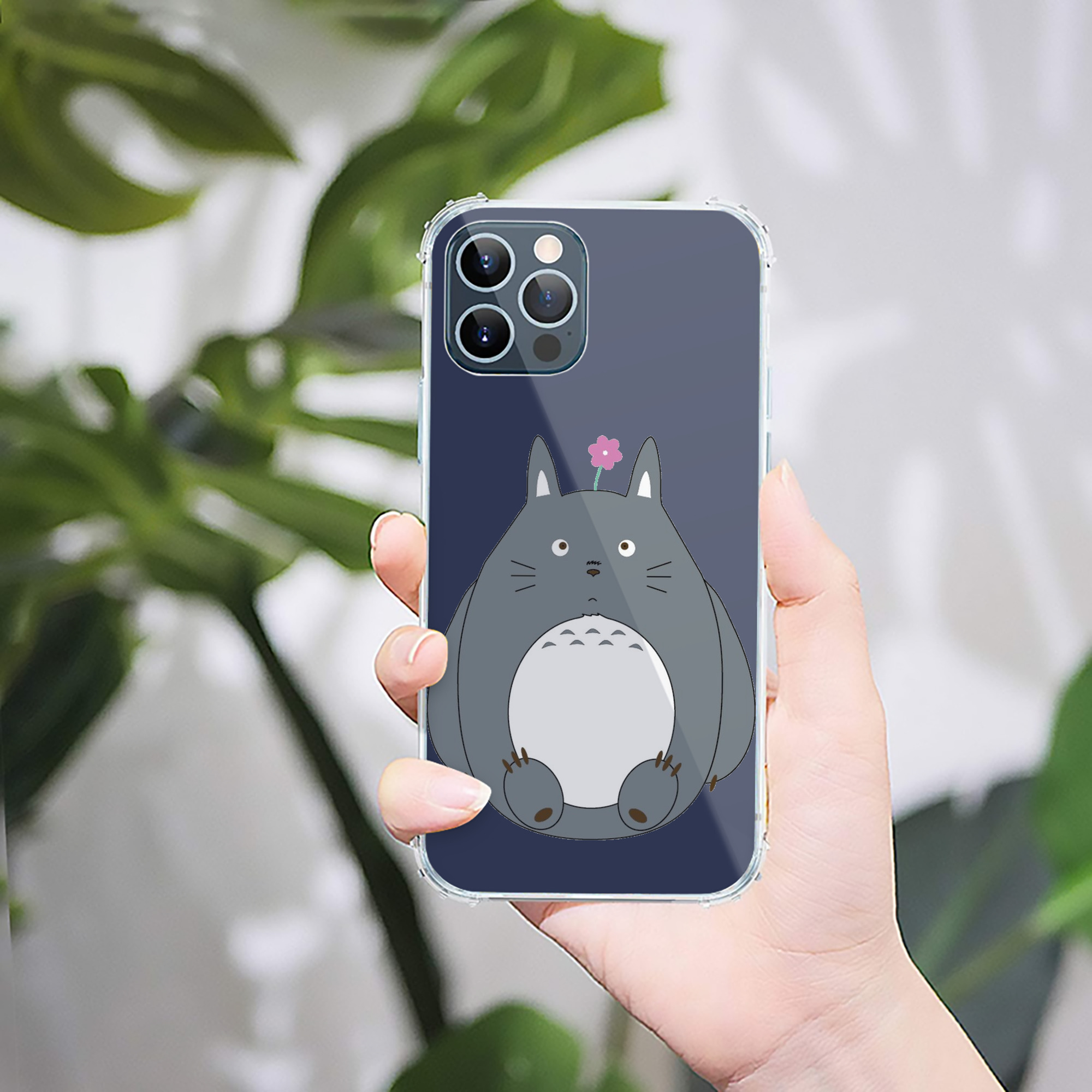 （画像用） となりのトトロ 草壁メイ 草壁サツキ My Neighbor Totoro Satsuki Kusakabe Mei Kusakabe 【iPhone 12シリーズ対応】透明スマホケース（クリアソフトケース）